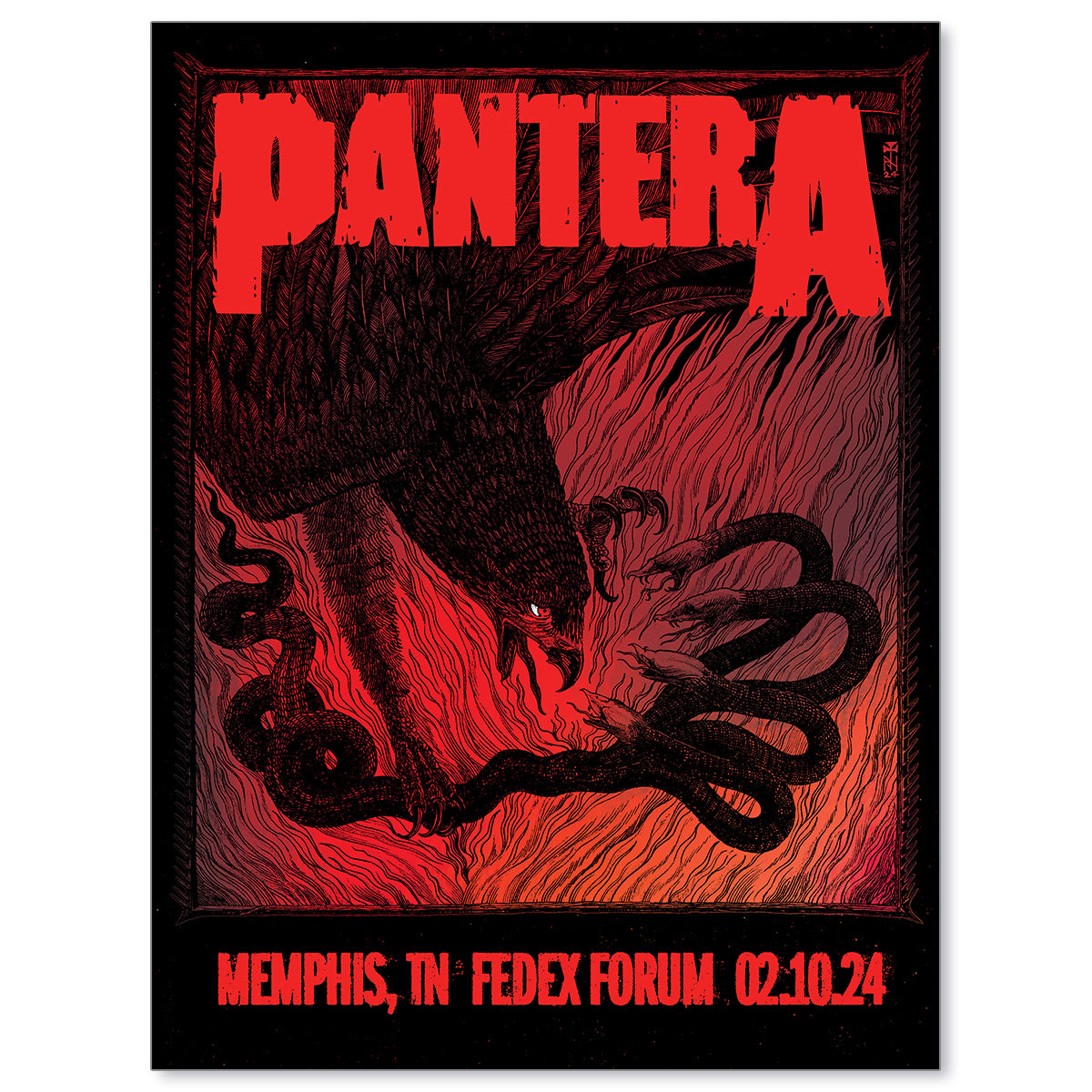 Pantera Memphis February 10, 2024 (Rainbow Foil)