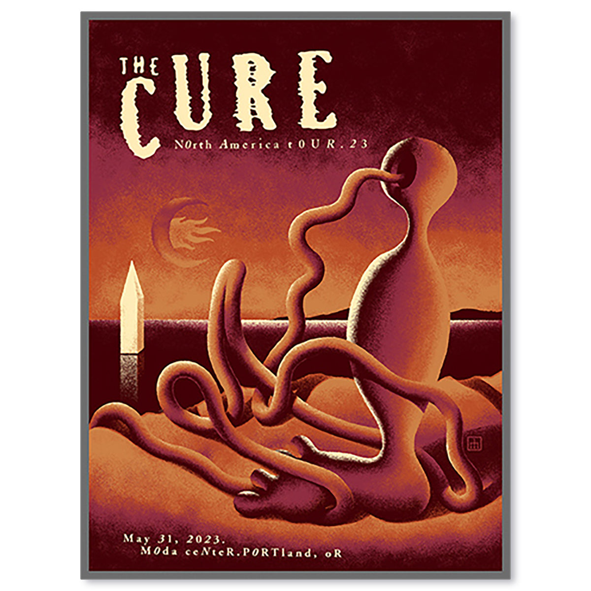 The Cure Portland May 31, 2023 Poster