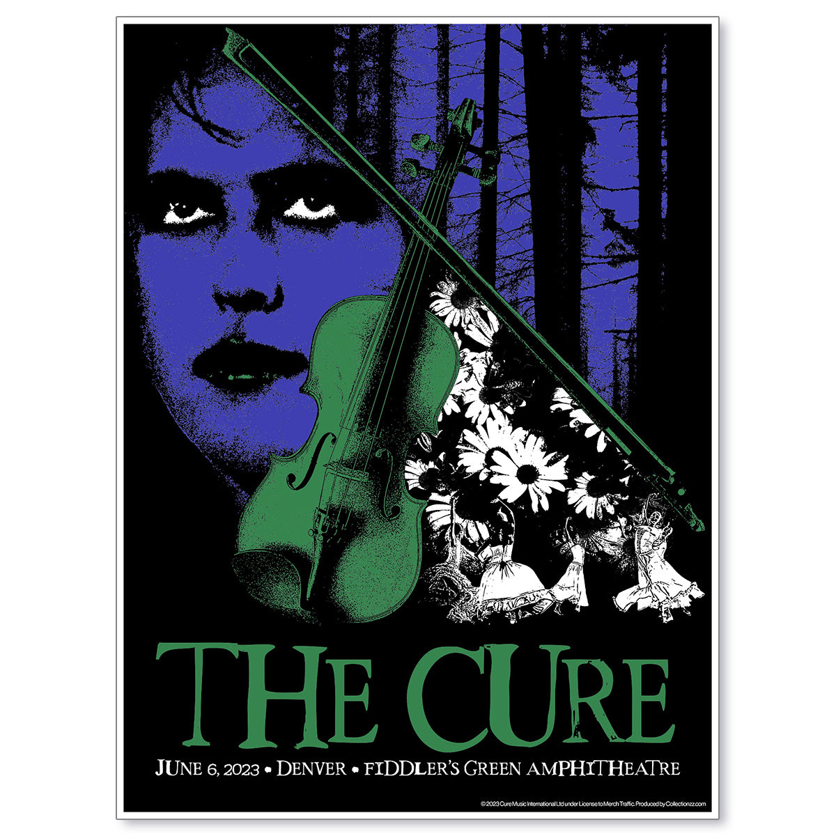 The Cure Denver June 6, 2023 Poster & Trading Card