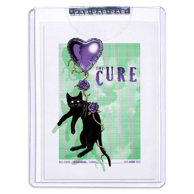 The Cure Montreal June 16, 2023 Second Edition Poster & Trading Card