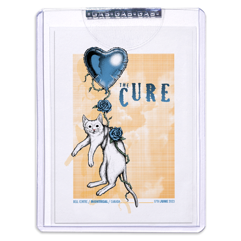 The Cure Montreal June 17, 2023 First Edition Poster & Trading Card