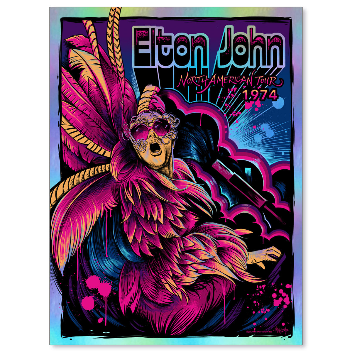 Elton John 1974 North American Tour (Foil Edition)