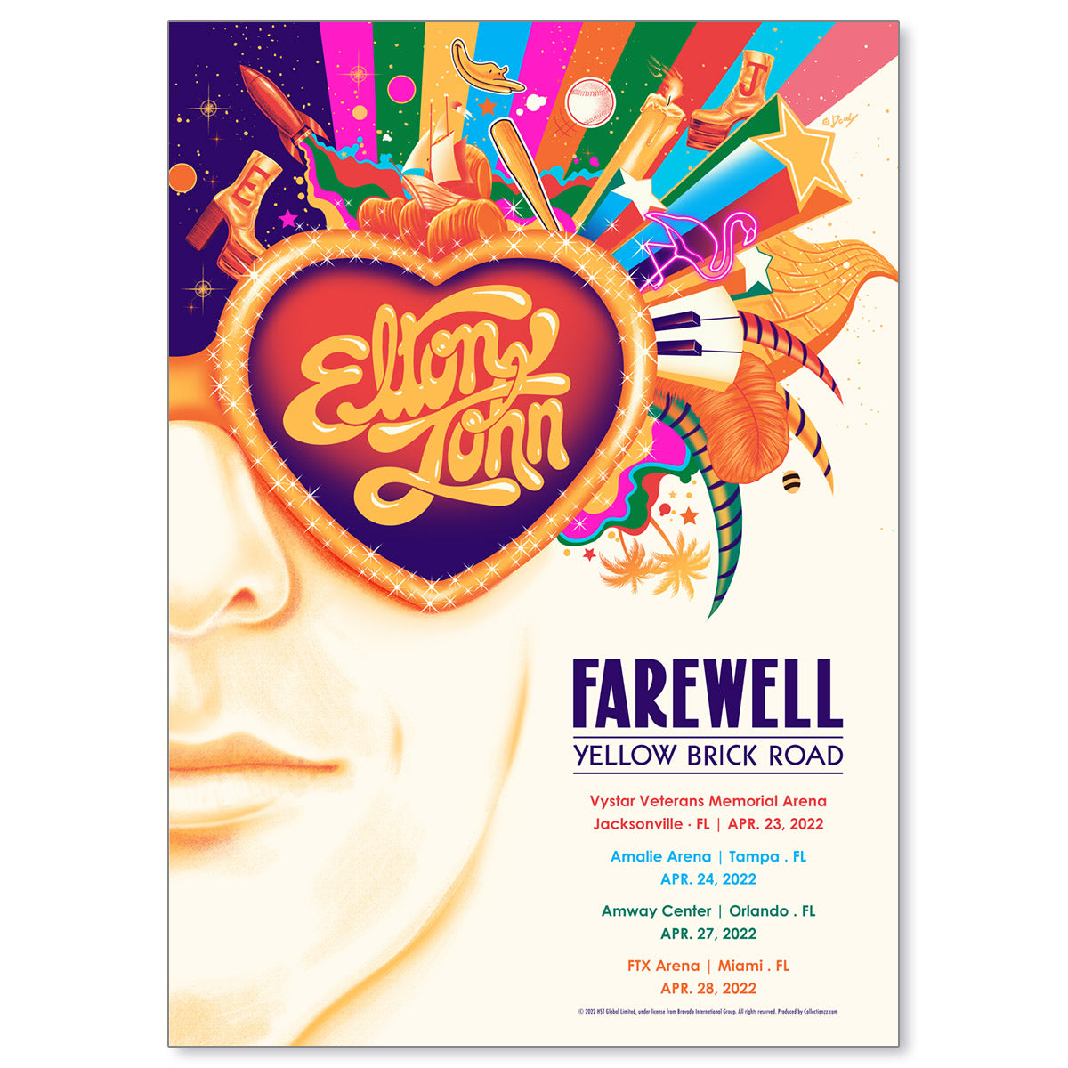 Elton John Florida Farewell Yellow Brick Road Tour April 2022