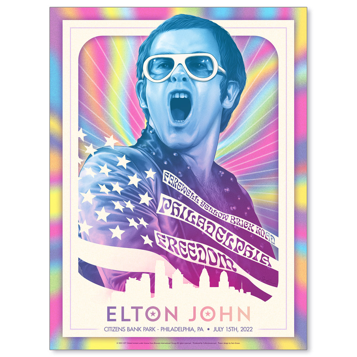 Elton John Philadelphia July 15, 2022 Farewell Yellow Brick Road Tour