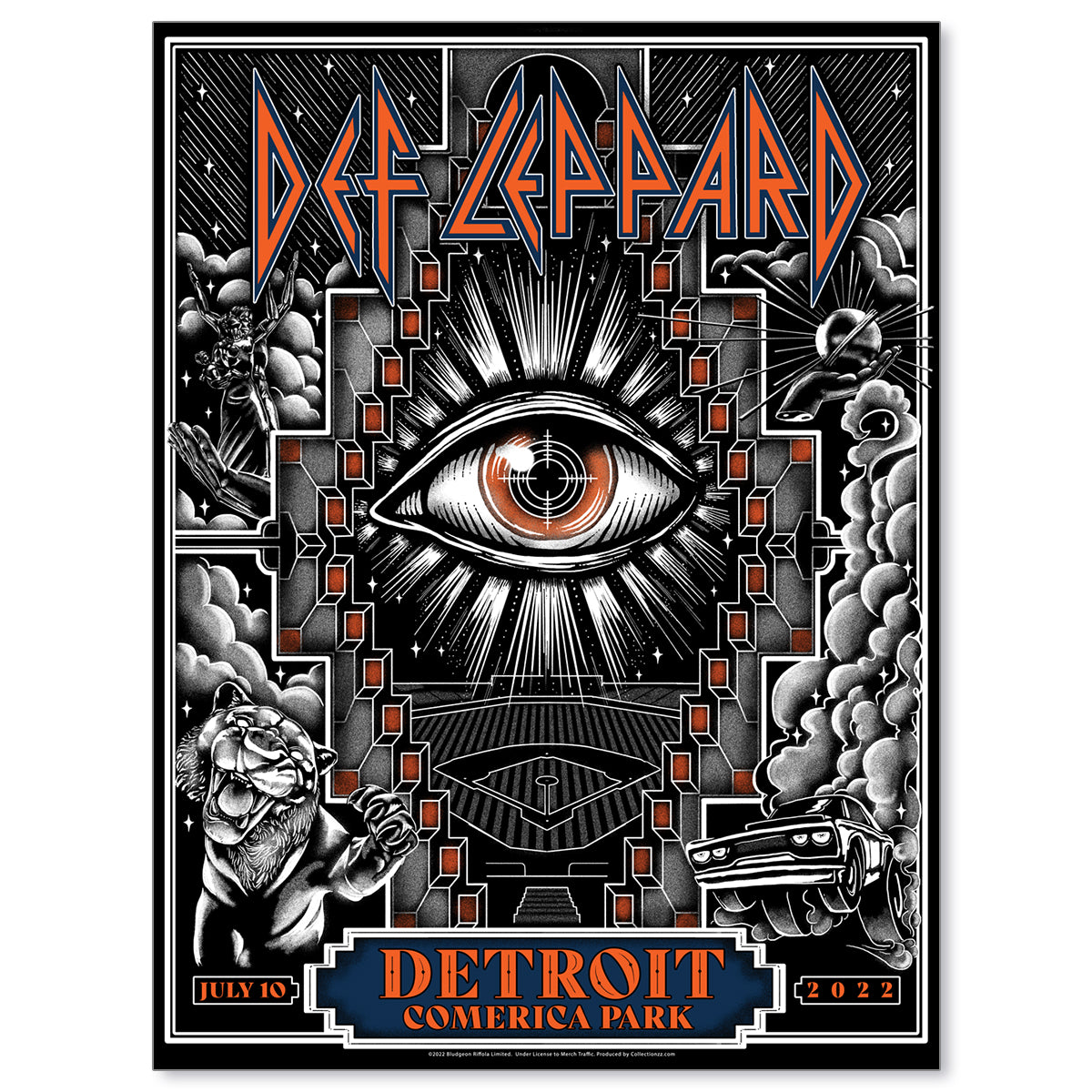 Def Leppard Detroit July 10, 2022 The Stadium Tour