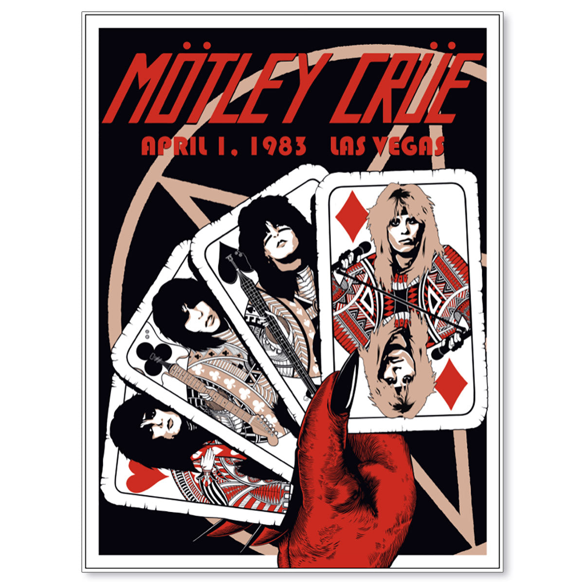 Mötley Crüe Las Vegas 1983 by Andrew Alekseev (Main Edition)