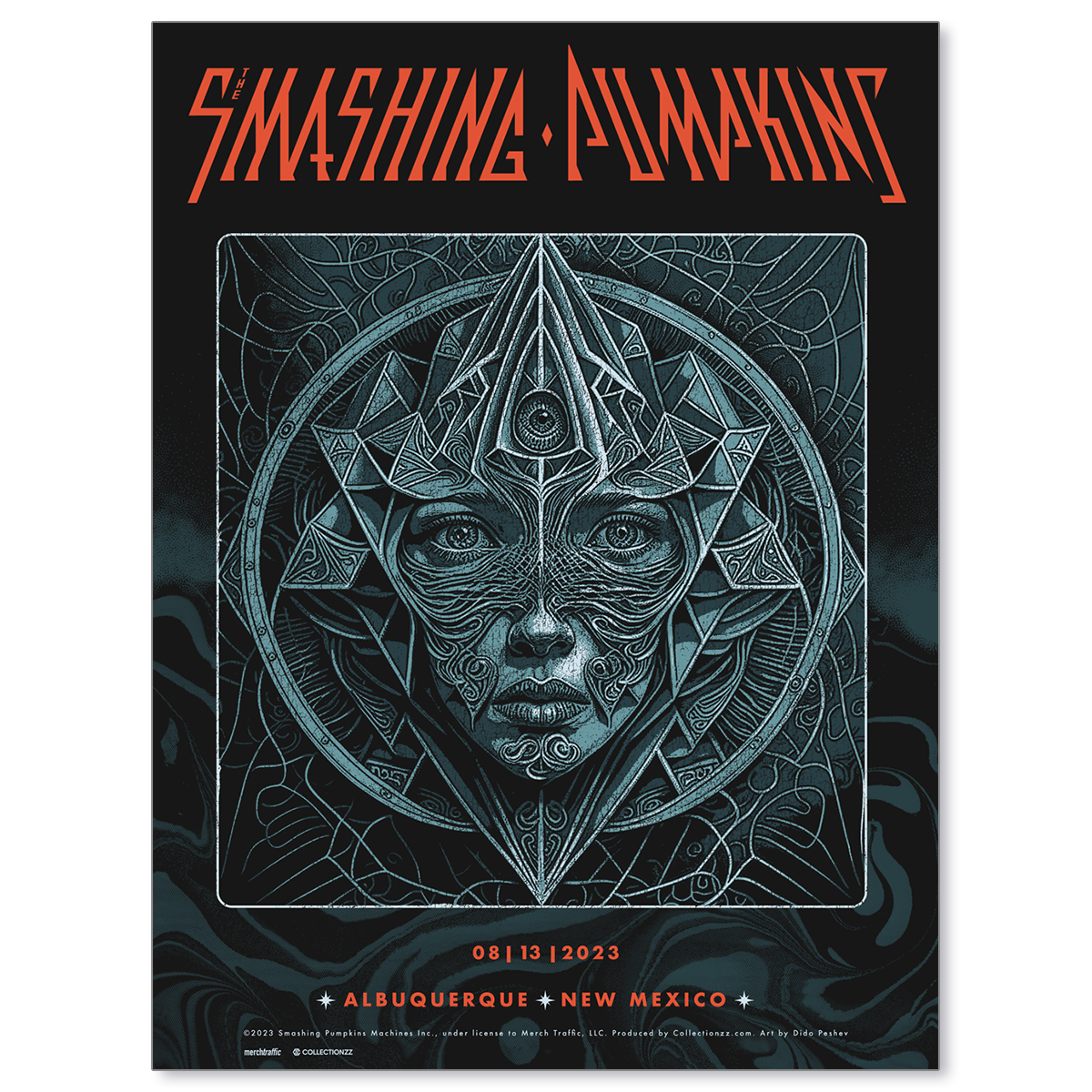 The Smashing Pumpkins Albuquerque August 13, 2023 Poster & Setlist Trading  Card