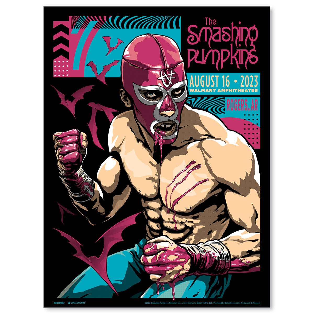 The Smashing Pumpkins Rogers August 16, 2023 Poster & Setlist Trading Card