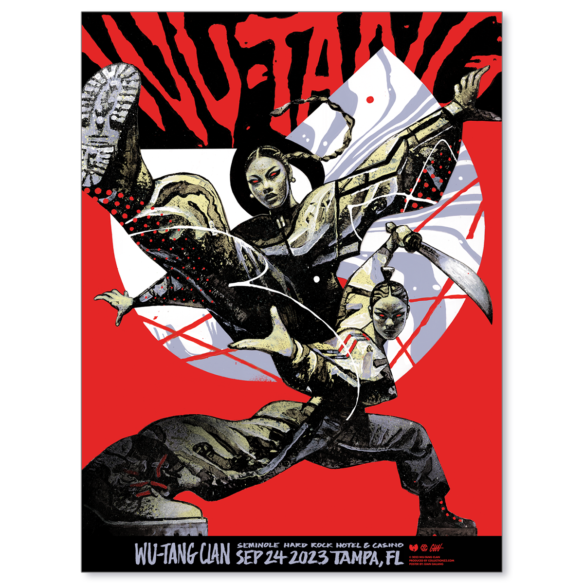 Wu-Tang Clan Tampa September 24, 2023 Print