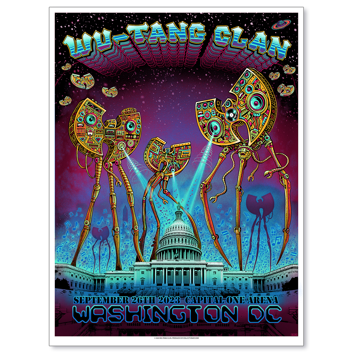 Wu-Tang Clan Washington D.C. September 26, 2023 (Main Edition Artist Proof)
