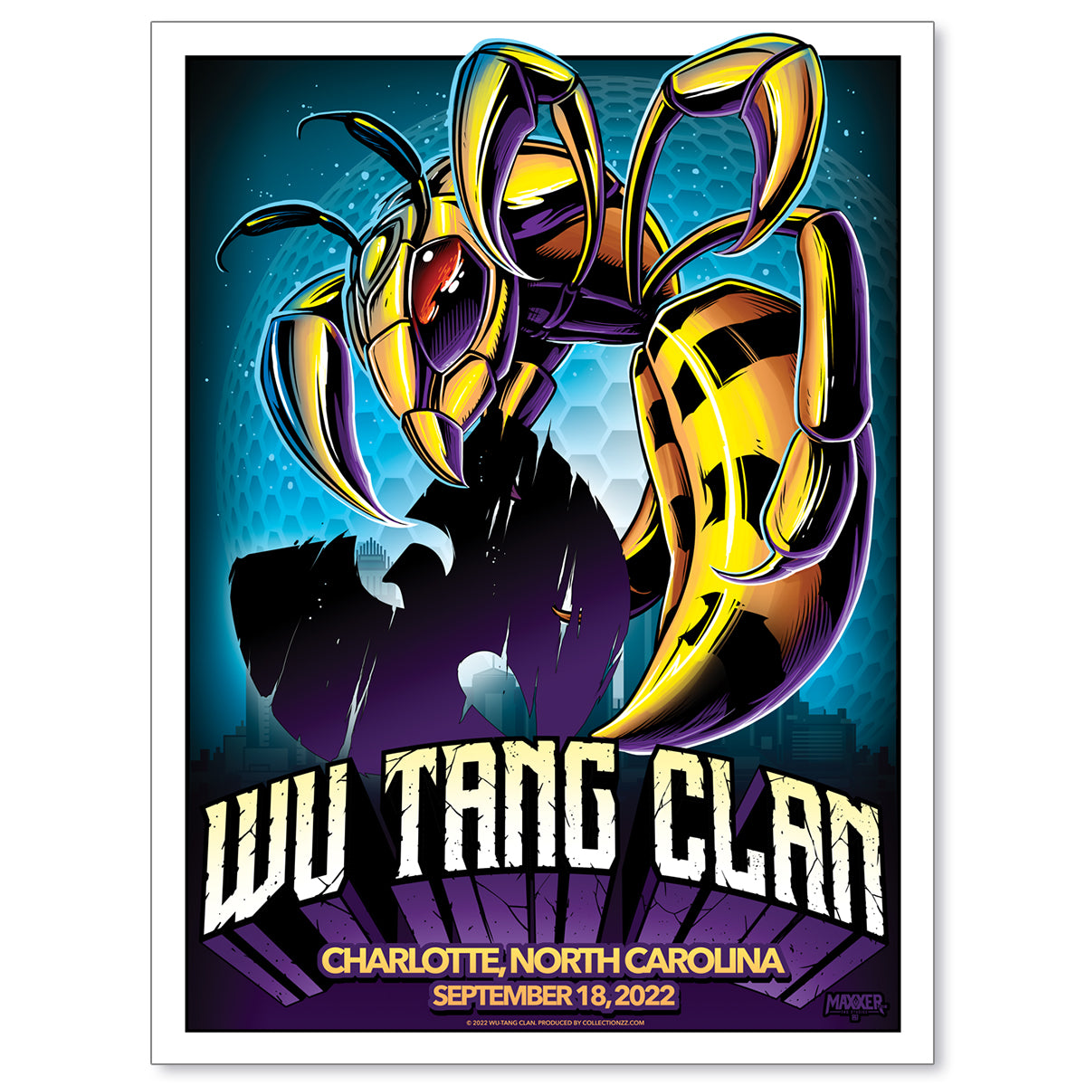 Wu-Tang Clan Charlotte September 18, 2022 Print