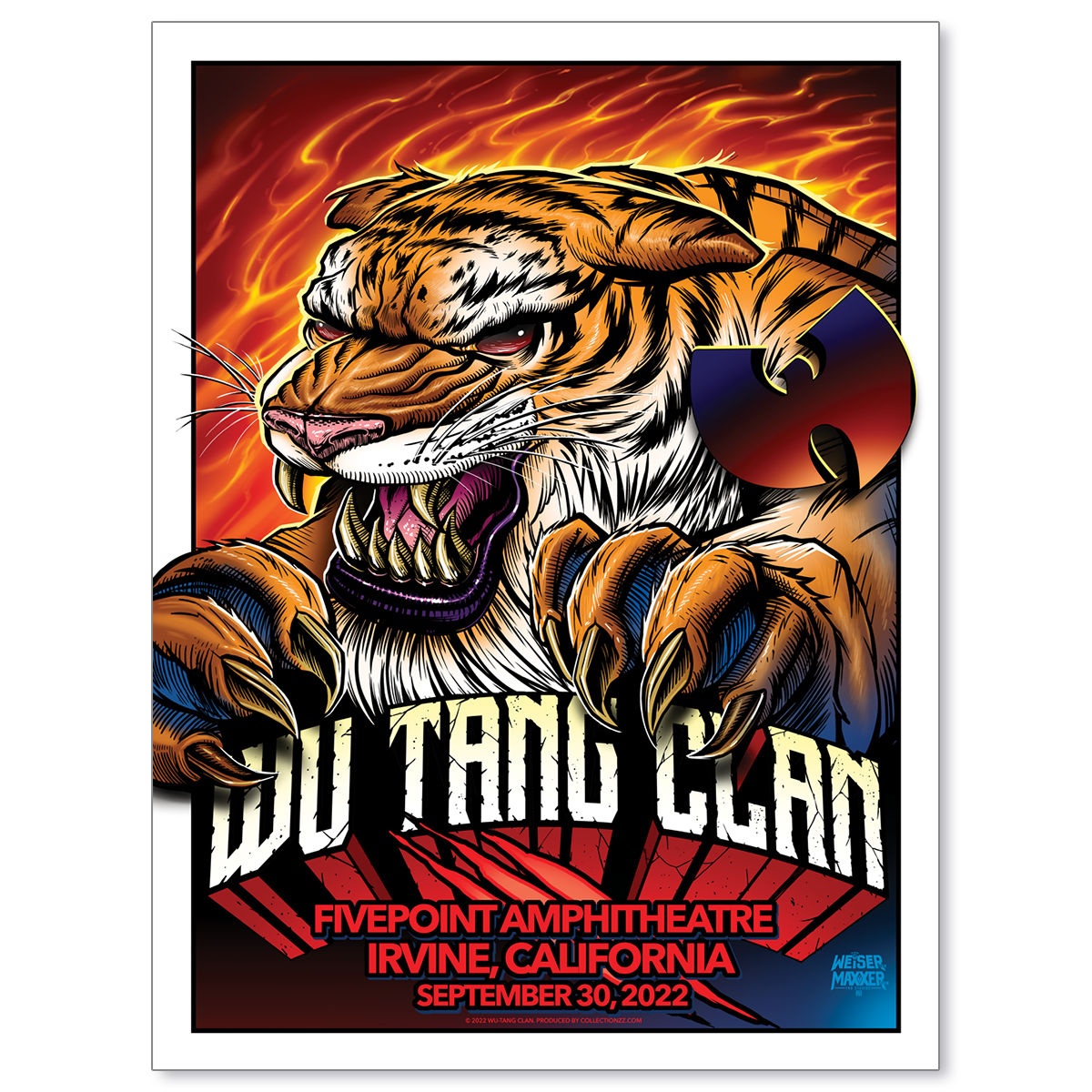 Wu-Tang Clan Irvine September 30, 2022 Print