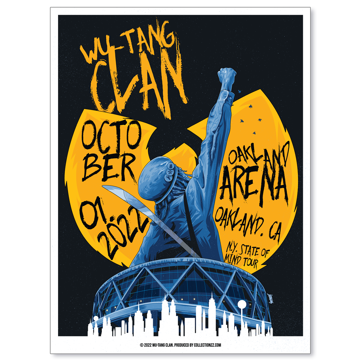 Wu-Tang Clan Oakland October 1, 2022 Print