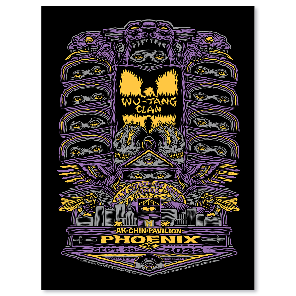 Wu-Tang Clan Phoenix September 29, 2022 Print
