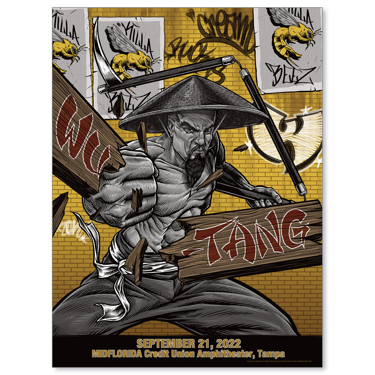 Wu-Tang Clan Tampa September 21, 2022 Print