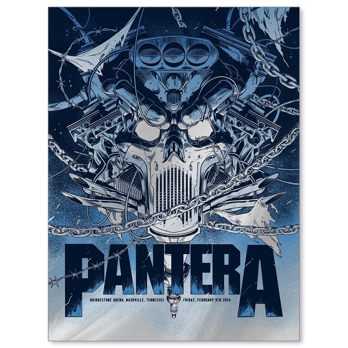 Pantera Nashville February 09, 2024 (Silver Foil Edition)