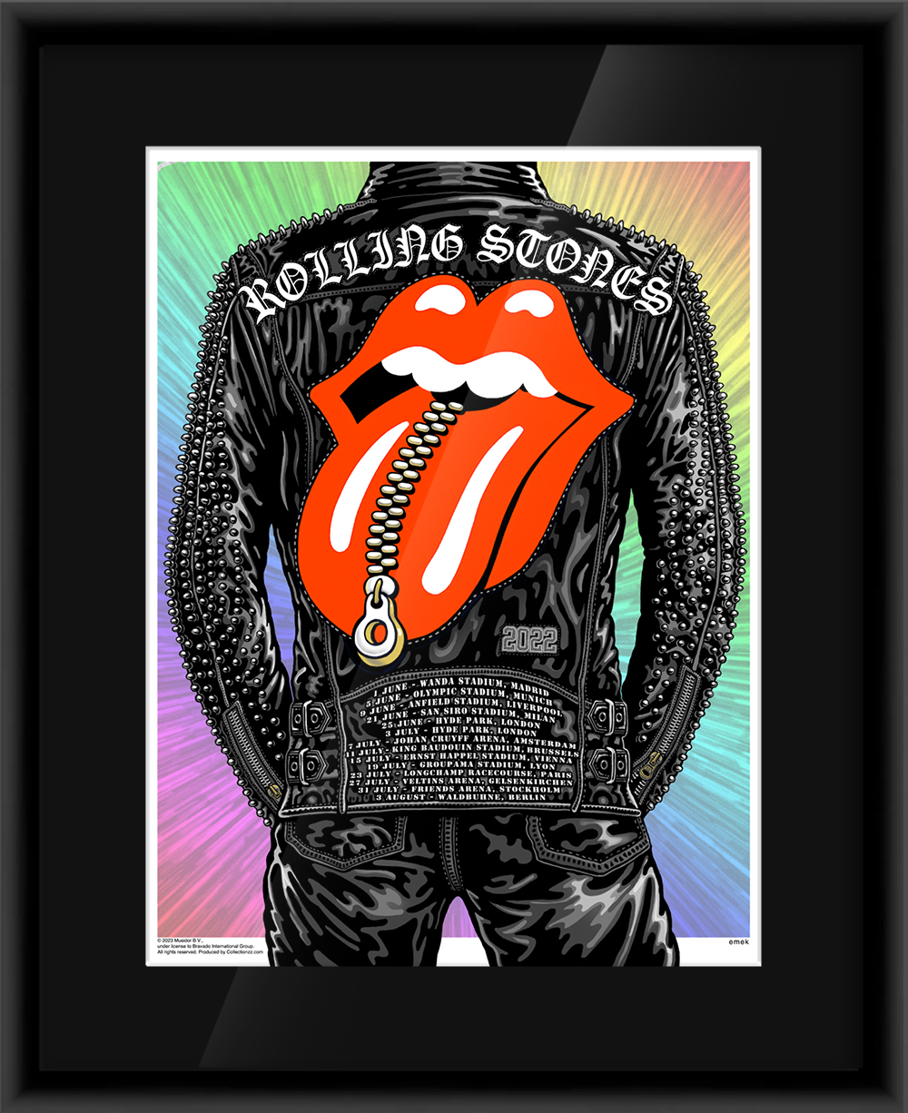 Rolling Stones Sixty Tour by Emek (Rainbow Foil Edition)