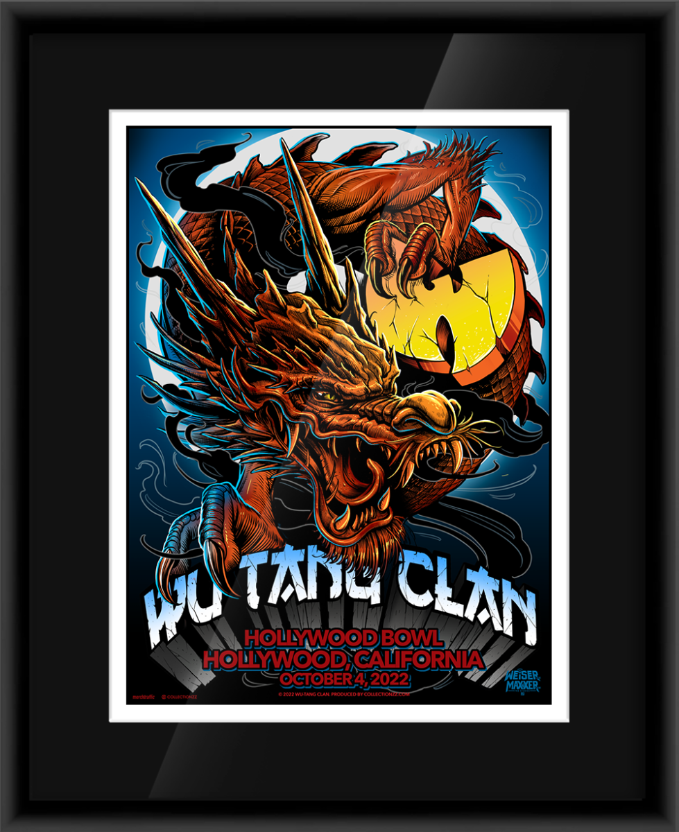 Wu-Tang Clan Los Angeles October 4, 2022 Print (Maxx242)