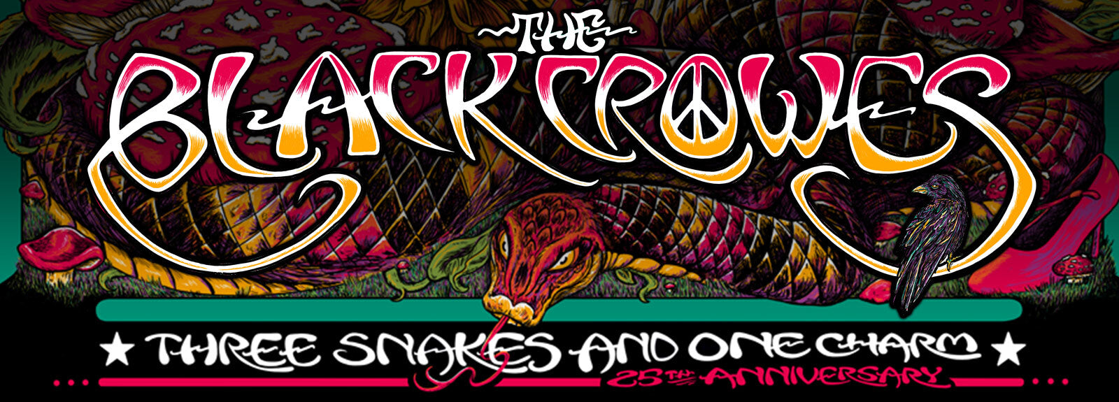The Black Crowes Three Snakes and One Charm 25th Anniversary