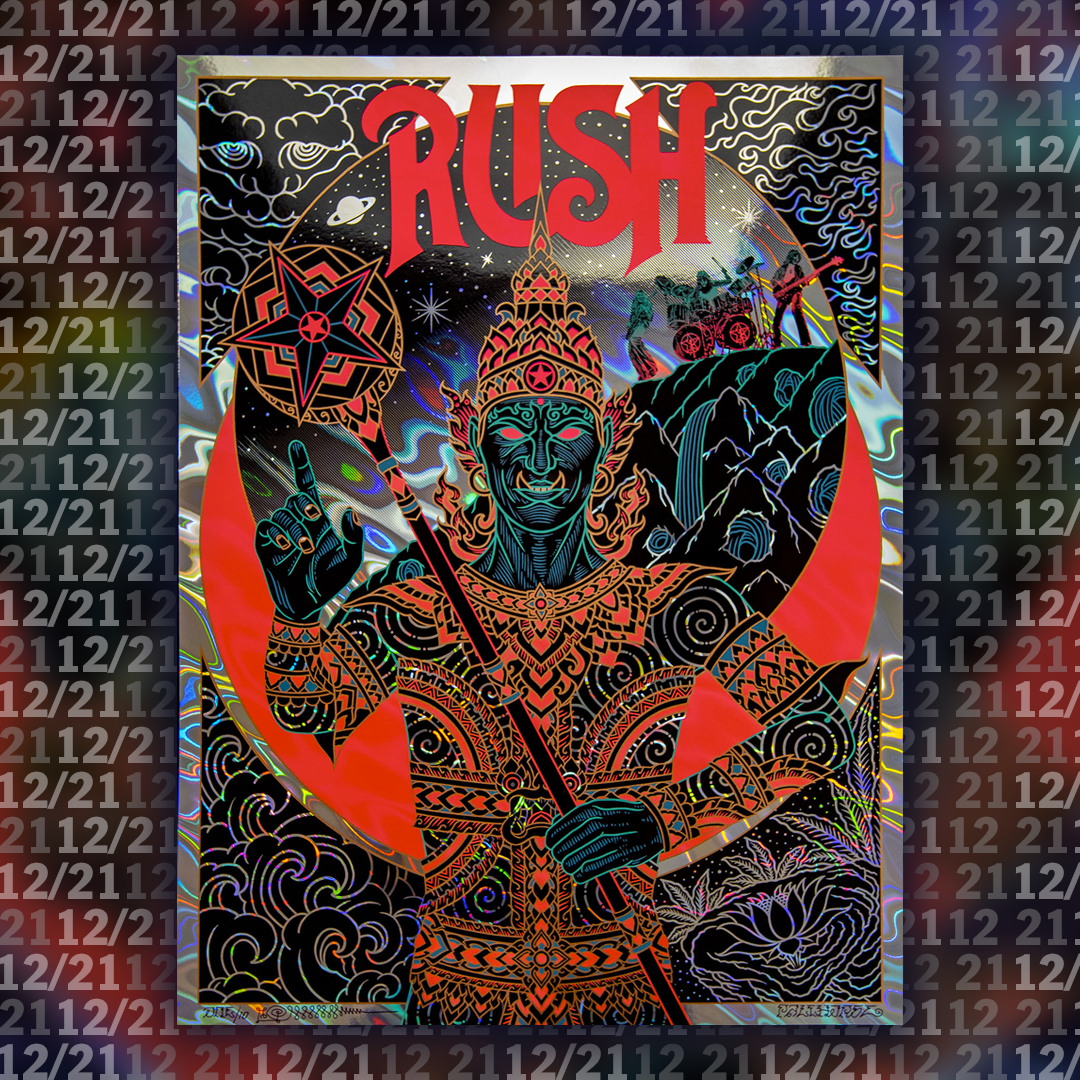 Behind the Poster: Rush Temples of Syrinx 21/12 Day