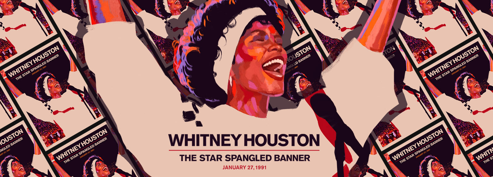 Behind the Poster: Whitney Houston The Star Spangled Banner