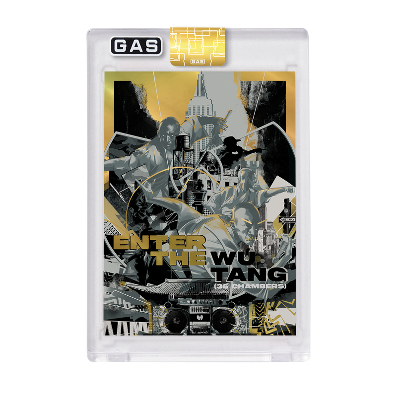 Wu Tang Clan 36 Chambers 30th Anniversary GAS Trading Card (Gold Foil Edition) NYCC