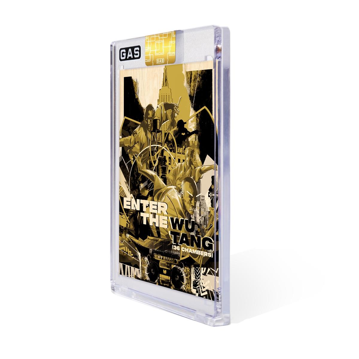 Wu Tang Clan 36 Chambers 30th Anniversary GAS Trading Card (Wood Edition)