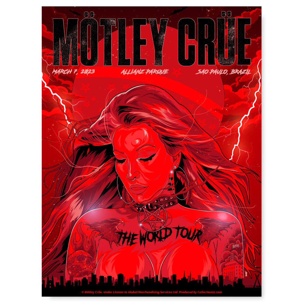 Mötley Crüe Sao Paulo March 7, 2023 The World Tour