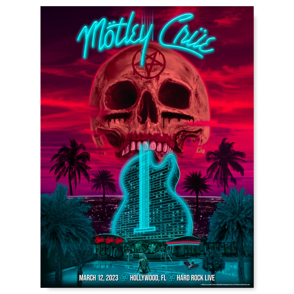 Mötley Crüe Hollywood March 12, 2023 The World Tour