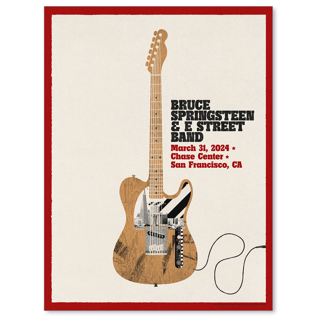 Bruce Springsteen & E Street Band  San Francisco March 31, 2024