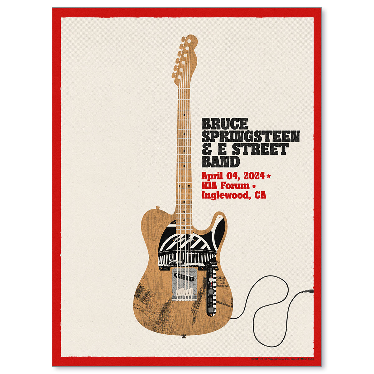 Bruce Springsteen & E Street Band  Inglewood April 4, 2024