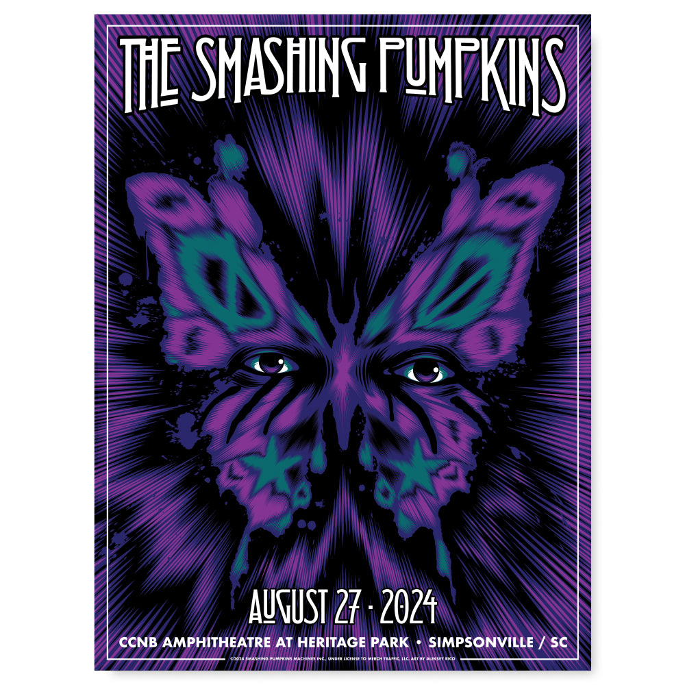 The Smashing Pumpkins Simpsonville August 27, 2024 (Show Edition)