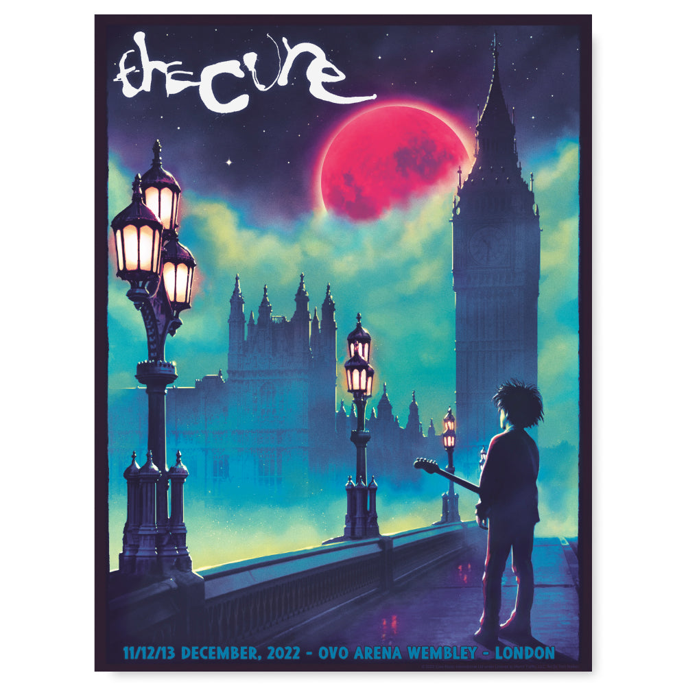 The Cure London December 11-13, 2022 (Screenprint Edition)