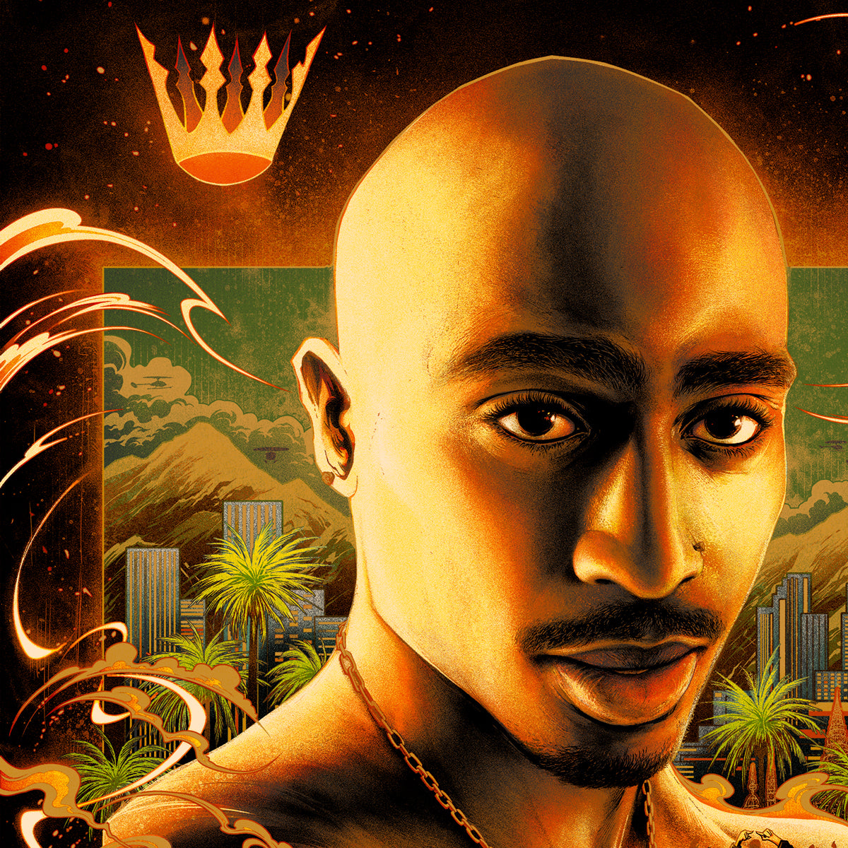 2Pac California Love 25th Anniversary (Golden State Foil Edition)