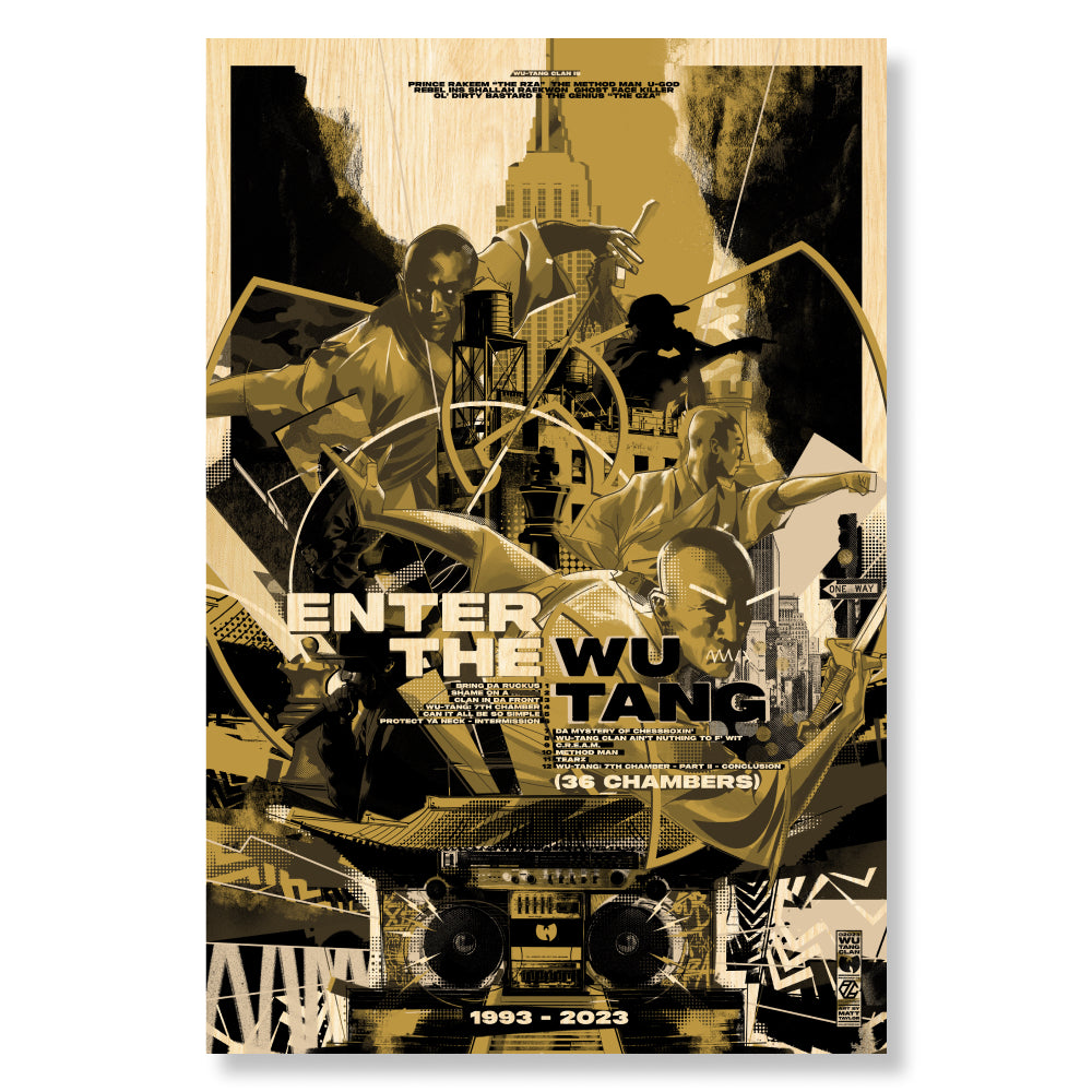 Wu Tang Clan 36 Chambers 30th Anniversary (Gold Foil Edition) NYCC