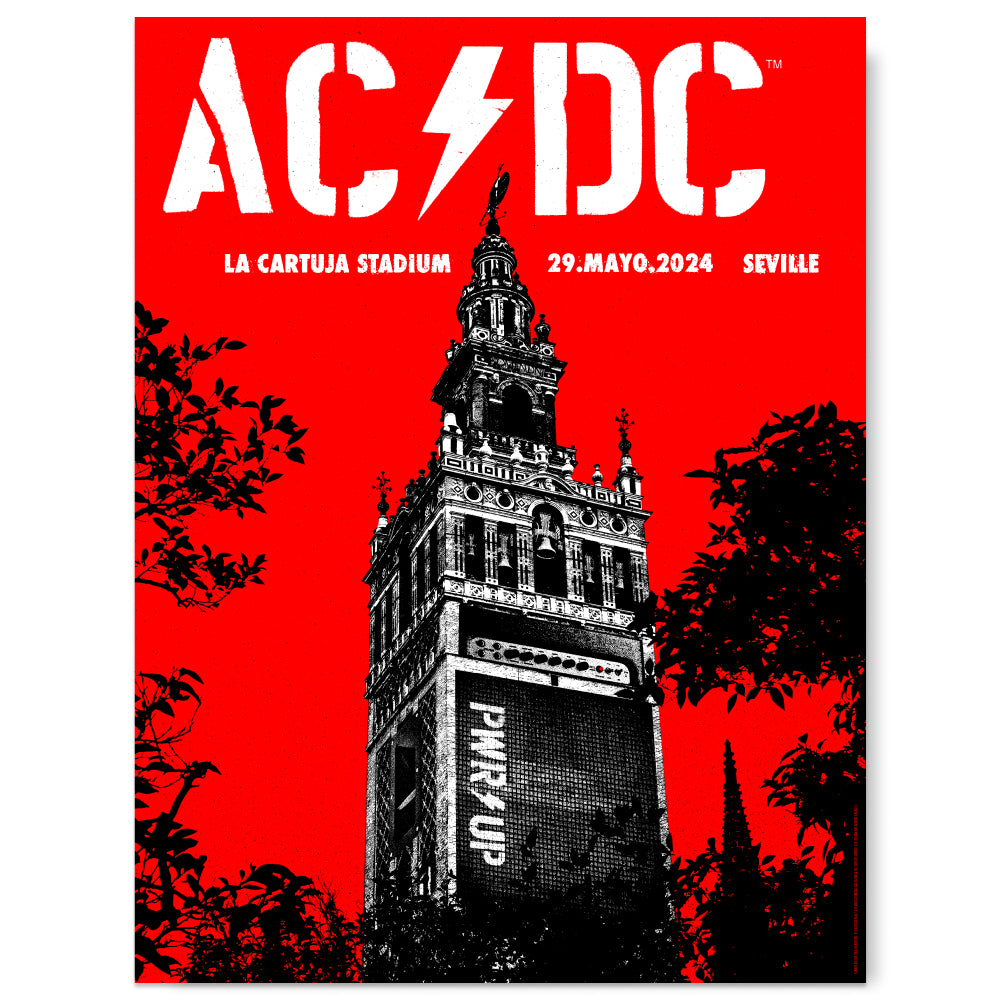 AC/DC Seville May 29 Poster (Collectors Edition)