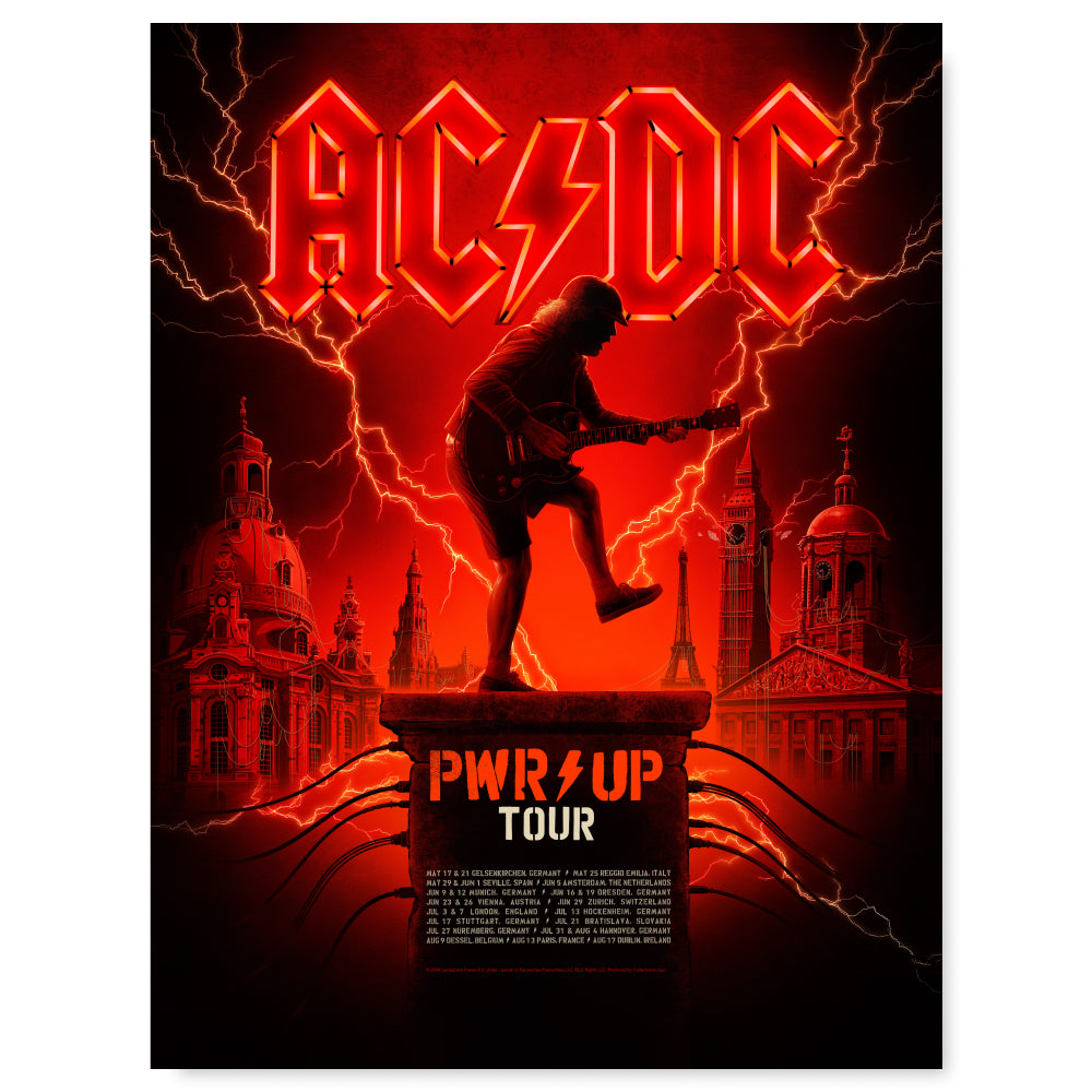 AC/DC PWR UP Tour Poster (Collectors Edition)