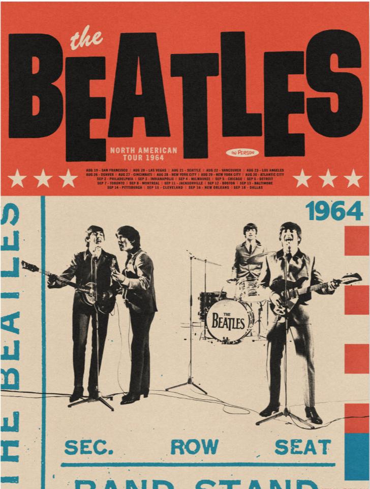 The Beatles: 1964 Print Set