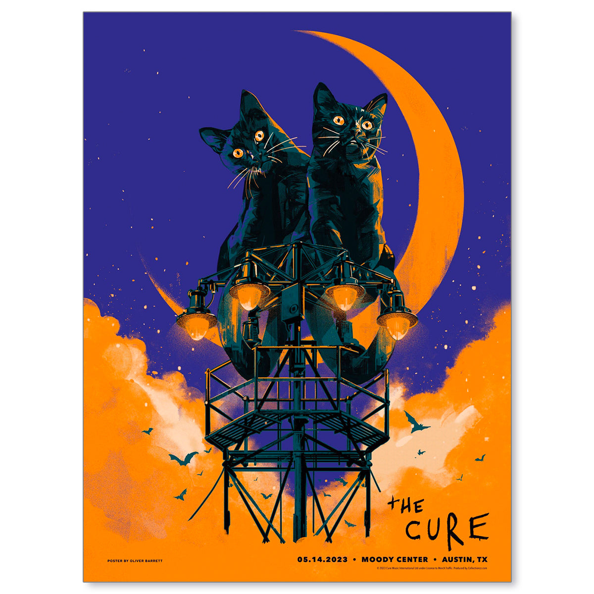 The Cure Austin May 14, 2023 Second Edition Poster