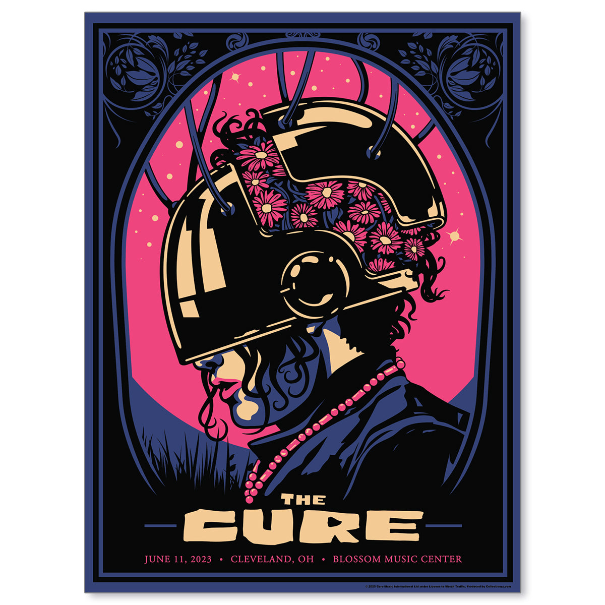 The Cure Cleveland June 11, 2023 Second Edition Poster & Trading Card