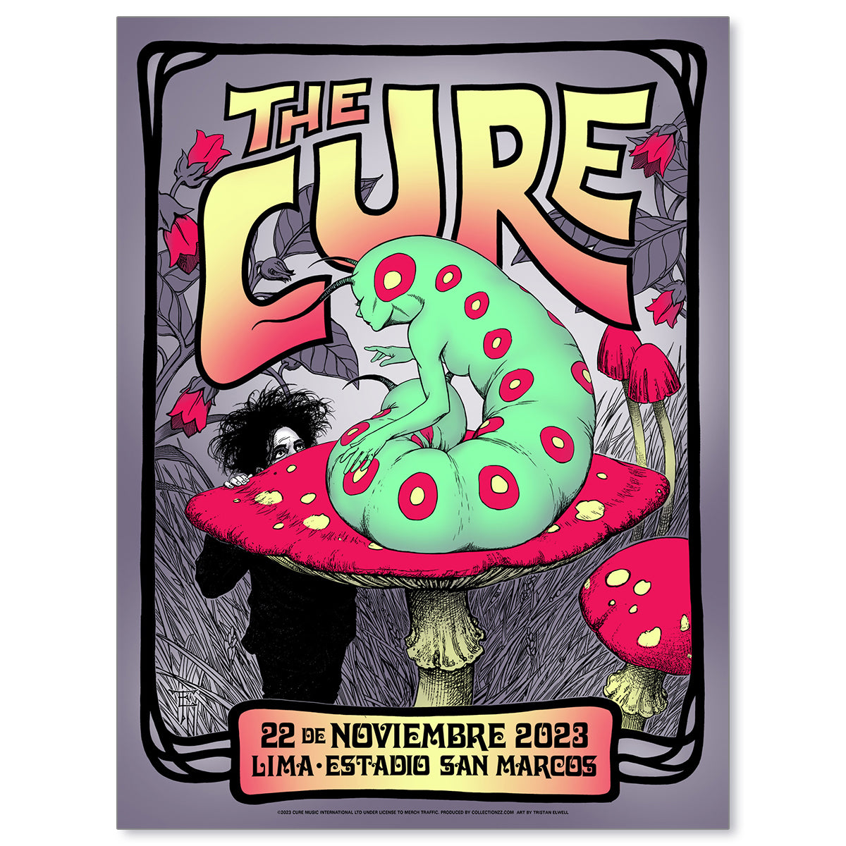 The Cure Lima November 22, 2023 First Edition Poster