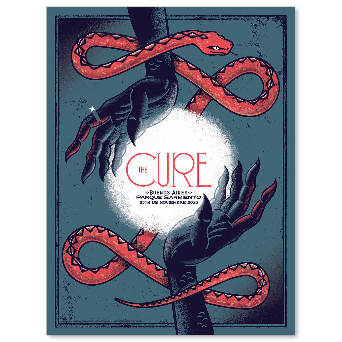 The Cure Buenos Aires November 25, 2023 First Edition Poster