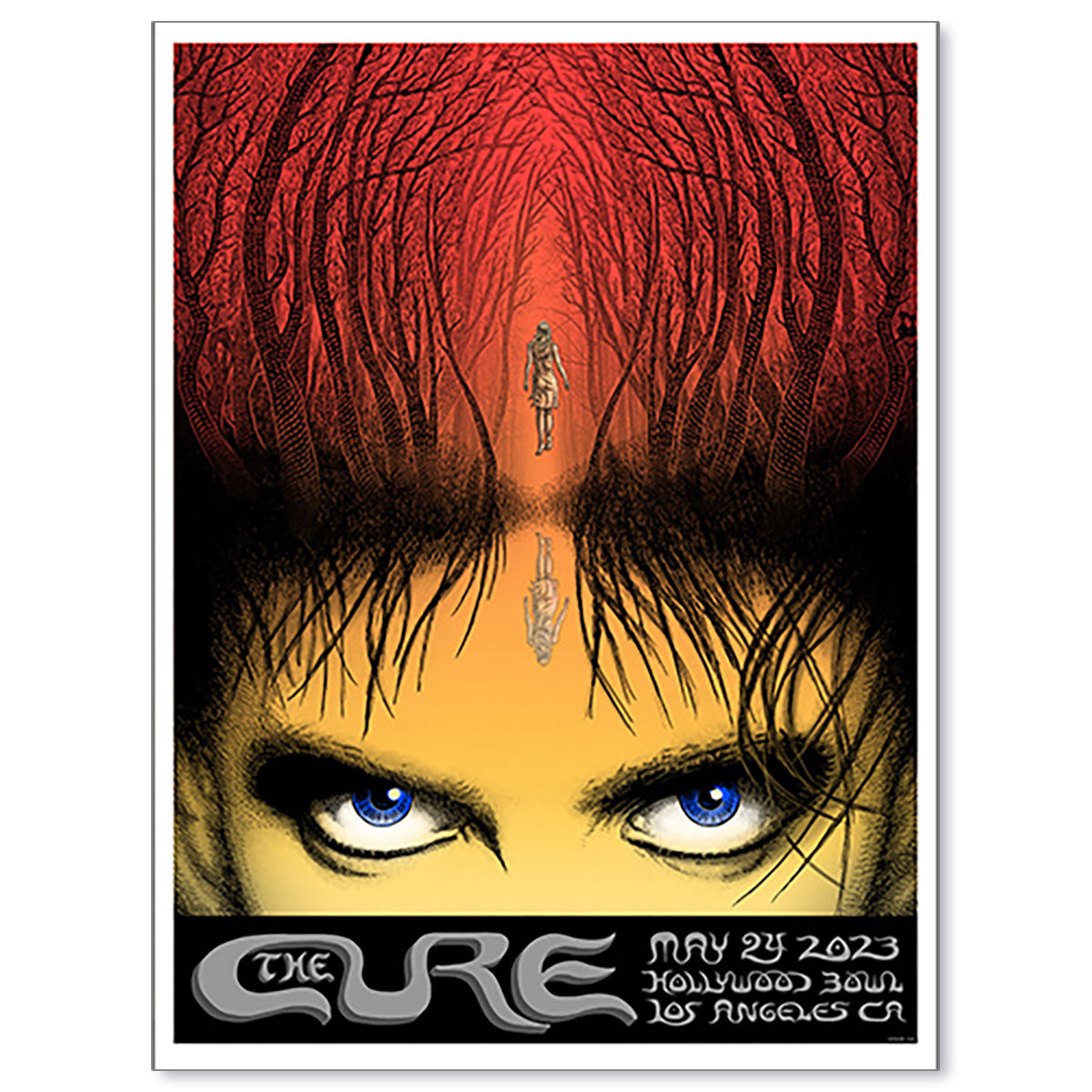 The Cure Los Angeles May 24, 2023 Poster