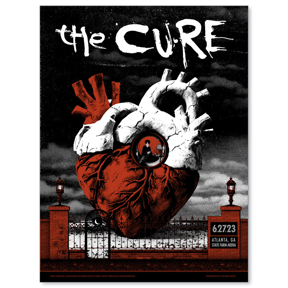 The Cure Atlanta June 27, 2023 First Edition Poster
