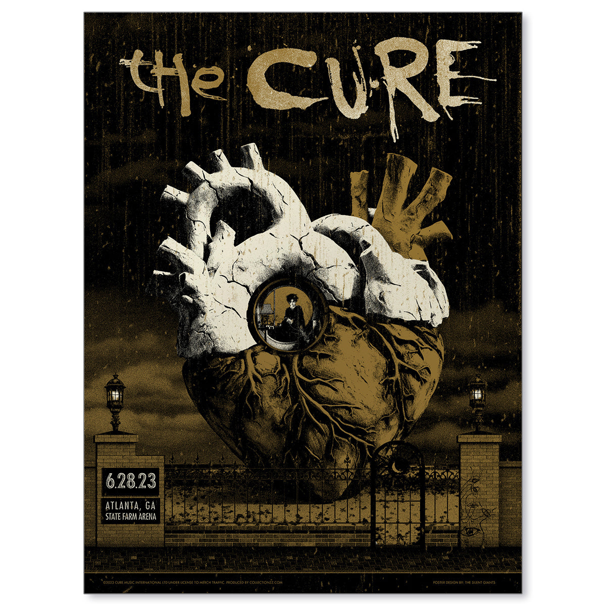 The Cure Atlanta June 28, 2023 First Edition Poster