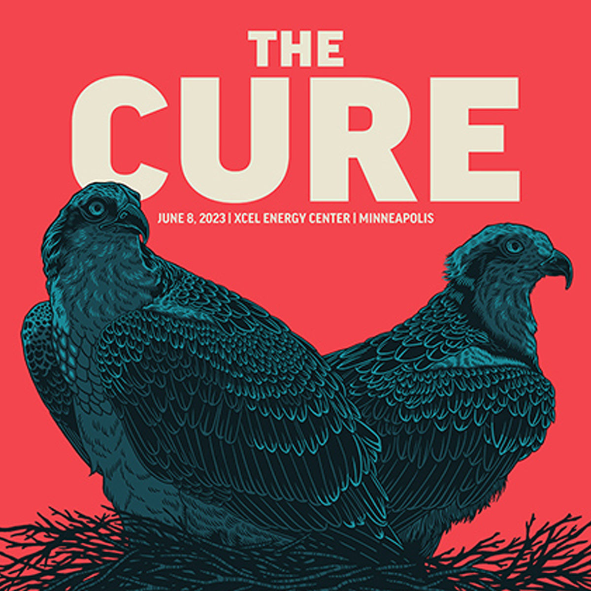 The Cure Minneapolis June 8, 2023 Poster