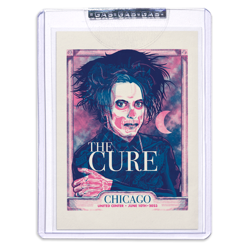 The Cure Chicago June 10, 2023 Second Edition Poster & Trading Card