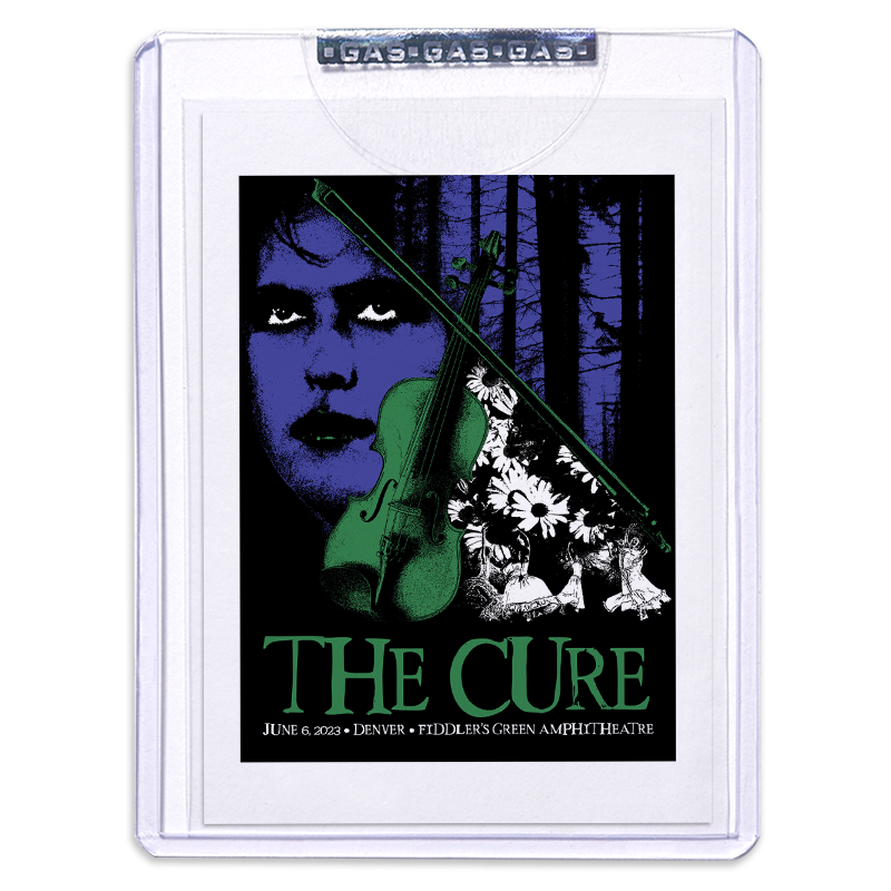 The Cure Denver June 6, 2023 Poster & Trading Card