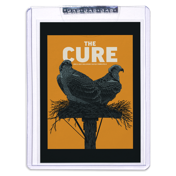 The Cure Minneapolis June 8, 2023 Second Edition Poster & Trading Card