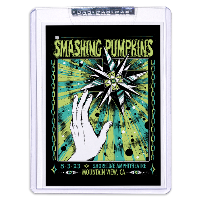 The Smashing Pumpkins Mountain View August 3, 2023 Poster & Setlist Trading Card